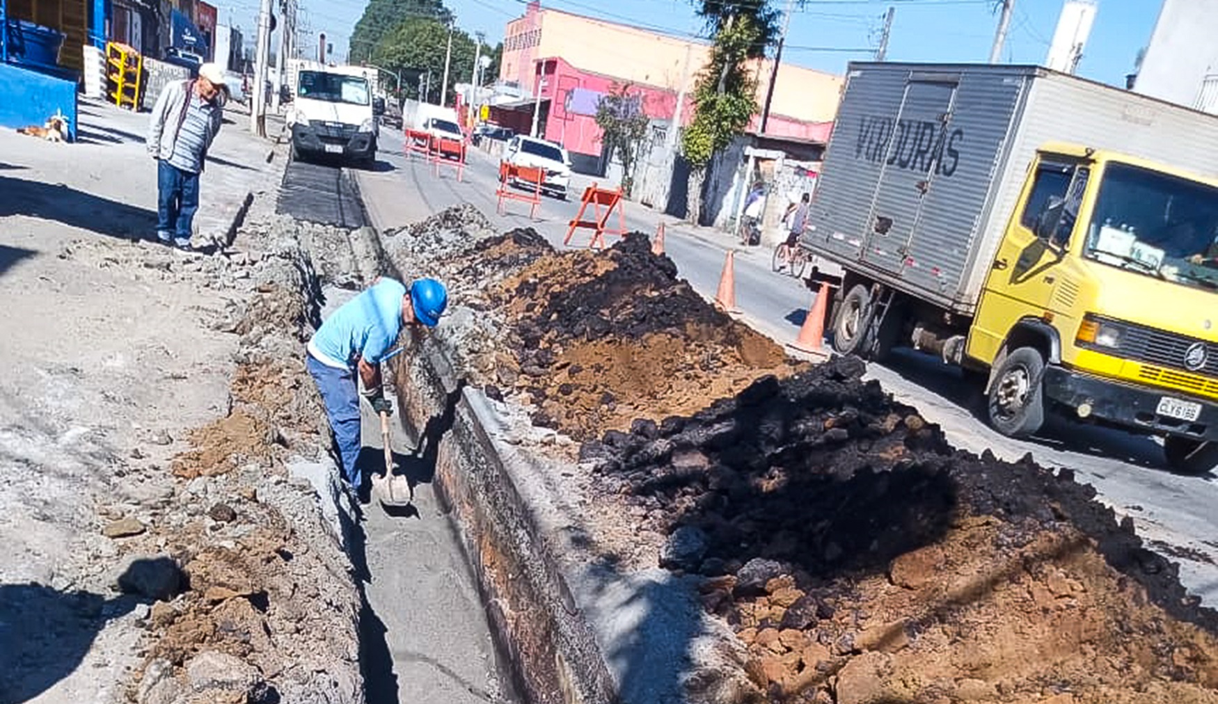 Semae conclui extensão de redes na avenida Altino Arantes, em Jundiapeba